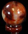 Colorful Carnelian Agate Sphere #37597-1